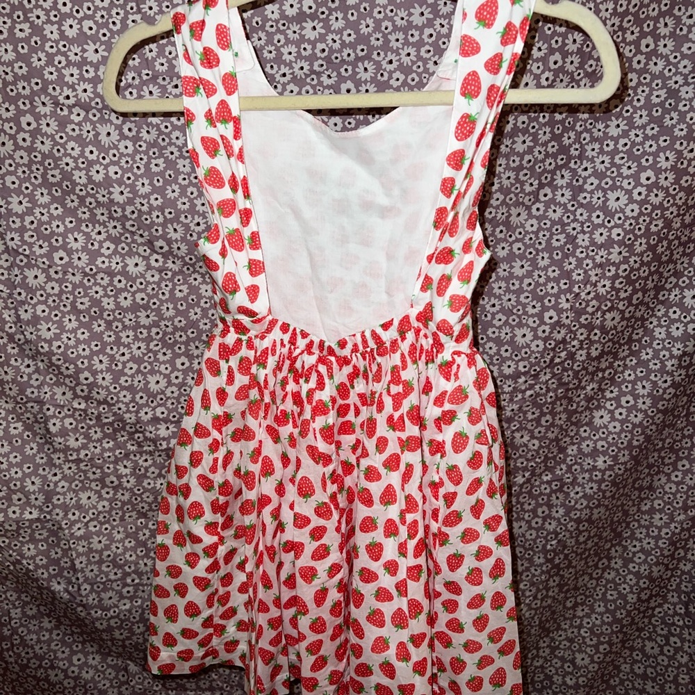 Strawberry girls dress